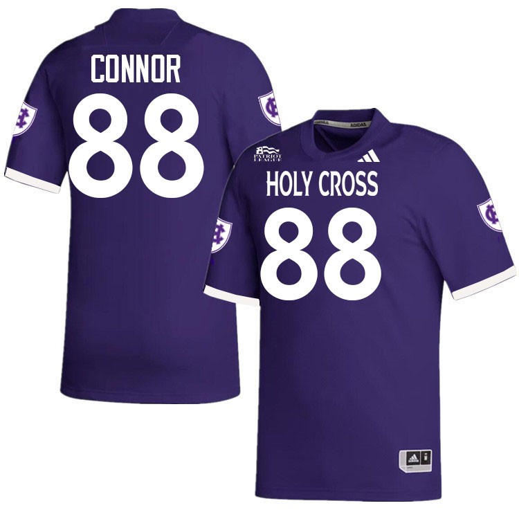 Holy Cross Crusaders #88 George Connor College Football Jerseys,Uniforms-Purple